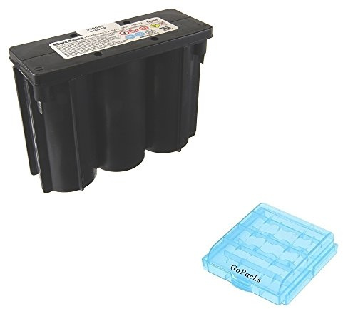 Gopacks Blei-Gel Akku (399121) Croostrainer Crosstrainer Ergometer Cybex Life Fitness Precor Startrec Lifecycle 9500HR 0819-0012 0819-1006 0819-0016 6V Accu Batterie Akku-/Batteriebox (4xAAA/AA)