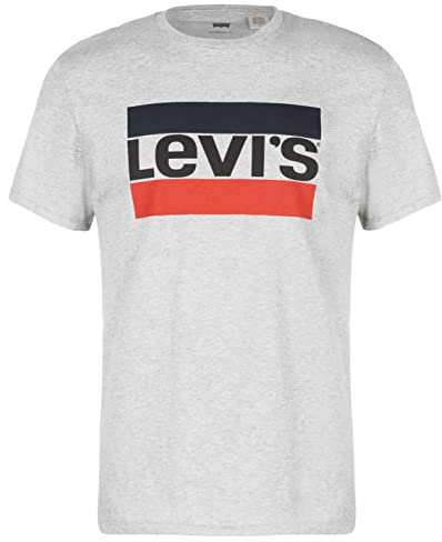 Levi's Men's Sportswear Logo Graphic T-Shirt, Grey, XXL