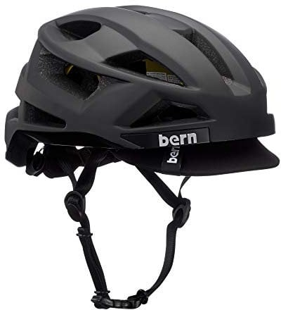 BERN - FL-1 Pave Helmet, MIPS Matte Black w/ Visor, Large
