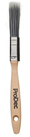 ProDec 0.5 inch Decorator Synthetic Paint Brush for a Smooth Finish Painting with Emulsion, Gloss and Satin Paints on Walls, Ceilings, Wood and Metal, 0.5 12mm
