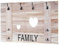 Mendler Wandgarderobe HWC-C89 Family, Garderobenpaneel Garderobe, Shabby-Look Vintage, 8 Haken 60x90cm - naturbraun