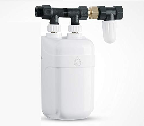 IPX5 Dafi Chauffe-eau de 3,7 kW à 11 kW avec groupe de raccordement et vanne d'arrêt (3,7)