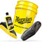 detailmate Meguiars Kit de Lavage pour Voiture Comprenant Un Shampoing + Cire 2en1-473 ML + Un Seau de Lavage Meguiars 5GAL + Gant Microfibre 3en1 + Chiffon 1000 g/m²