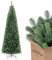 SALCAR Albero di Natale Slim Artificiale 210 cm, Abete di Natale con Guanti e 818 PVC Punte per Rami, Supporto in Metallo, Montaggio Rapido, Ignifugo