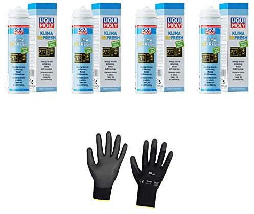 Iloda 4xOriginal Liqui Moly 75ml Klima Refresh (allergenfrei) 21465 Schutzhandschuhe