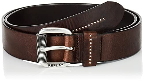Replay Herren AM2648 Gürtel, 117 FADE Tobacco, 85