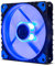 NOX XTREME PRODUCTS Ventilador H-FAN PRO BLUE LED-NXHUMMERHFANPROB, PC 120mm, funcion PMW, 7 aspas, rodamientos hidráulicos, diseño silencioso optimizado, esquinas soporte goma, Azul