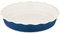 Barbary & Oak BO875005BLU Foundry 27cm Ceramic Round Pie Dish in Limoges Blue