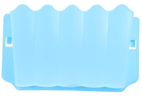 BCOATH Robuster Hasen-futternapf Außenbefestigt Verschüttsicherer Käfig-heuraufe Für Kaninchen Und Meerschweinchen Praktisches Futtergestell in Blau Vielseitig Als Futterspender Und Käfig