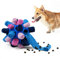 Tesytto Schnüffelball für Hunde Interaktives Hundespielzeug Ermutigen Natürliche Nahrungsfähigkeit Slow Food Training Bissresistenter Welpe Spielen Tragbare Hunde Intelligenzspielzeug (Episches Blau)