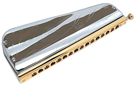 Mundharmonika Tremolo Chromatische Mundharmonika 64 Noten 16 Löcher Mundharmonika ABS Kamm Tonumfang C3 - D7 Musikinstrumente