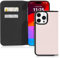 Kate Spade New York Wallet Folio iPhone 15 Pro Case, Compatible with Wireless Charging - Pale Vellum Black