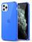 Svanove for iPhone 11 Pro Max Case Clear, Neon Bright Vibrant Color, Transparent Jelly Protective Silicone Phone Case Design for Women Girly Cute, Thin Slim Fit Soft Flexible TPU Bumper, Neon Blue