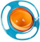 AMNOOL-Universal-Gyro-Schüssel Anti Spill Bowl Glatte Auslaufsichere Schüssel 360 ​​° drehbare auslaufsicheres Essen Gyroscopic Bowl mit Deckel für Baby-Kinder Anti-verschütten