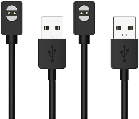 RuenTech Charger Compatible with Haylou PurFree Open-Ear Bone-Sound Earphones, Replacement USB Charging Cable, Charging Dock Compatible with Haylou P Wireless Sports Headphones