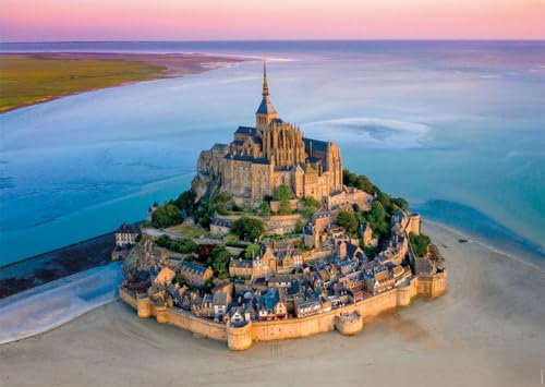 Nathan Puzzle 1500 Teile Le Mont-Saint-Michel | Erwachsene und Kinder ab 14 Jahren | Premium Puzzle | Perfekte Integration | Escape Collection | 12000946