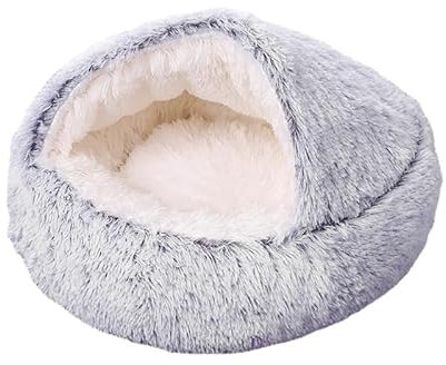 SWZEC dr Pfoten kuschelhöhle das traumbett für ultimativen Komfort (50cm,Grau1)