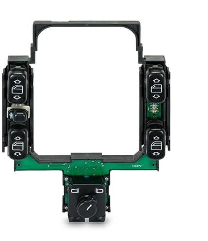 LiYoHoEU [Replacement] Hauptschalter for Fensterheber und Spiegel Passend for Mercedes for Benz W210 W202 E320 E300 2108200110