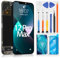 OLED Screen for iPhone 12 Pro Max LCD Screen for iPhone 12Pro Max A2342 A2410 A2412 A2411 LCD Display Touch Screen Assembly with Repair Kit (Black, 6.7 Inches)