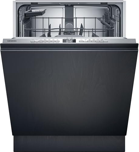 Siemens SN63HX15TE iQ300, Smarter Geschirrspüler Vollintegriert 60 cm, Besteckkorb, varioSpeed Plus, Oberkorb höhenverstellbar, automatikProgramm, intensiveZone, Maschinenpflege, iQdrive, infoLight