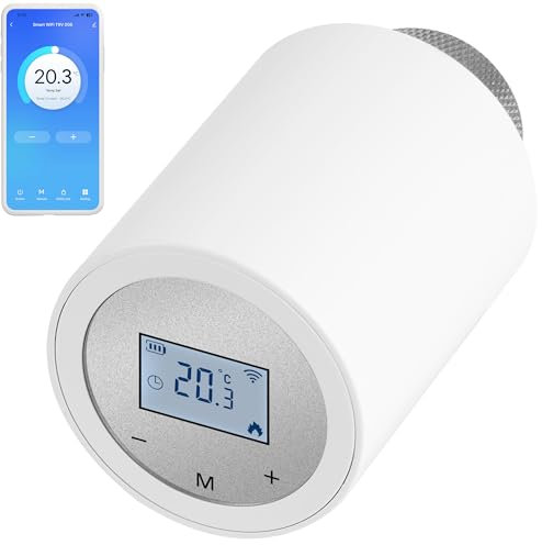 Smart Home Heizkörperthermostat, Vaconoff WLAN Heizungsthermostat mit App-Funktion, WiFi Thermostatkopf Kompatibel mit Amazon Alexa/Home Assistant