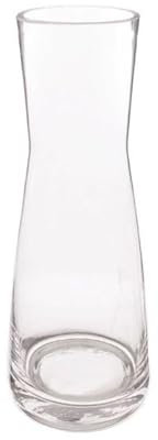 Elegant Transparent Fresh Flower Vase 26cm Tall Clear Glass Beaker Vase