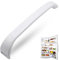 CHEFZOCO Tirador Puerta frigorífico, Mango frigorífico, Asa Nevera, Código original 369542 00369542, Longitud del tirador 317 mm, Compatible con Bosch, Balay, Constructa, Siemens, Neff, Blanco