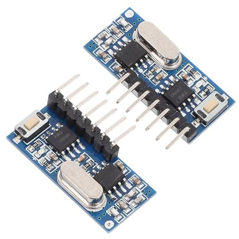 OSOLADY 2piezas Módulo Inalámbrico Módulo Transmisor y Compatible De Enlace para Uso Doméstico De Placa De Reconocimiento De Transmisor y