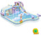 Ktaxon Inflatable Bounce House with 750W Air Blower, Outdoor Water Slide Park W/Cloud Spray Water, Jumping Area & Playhouse for Backyard, Ages 3-8 Years Kids (17Ft x 14Ft x 8Ft)
