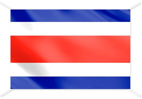 Flagge Costa Rica offiziell - Weltflaggen für Innen- und Außenbereich, dekorative flaggen und Sammlerstücke, deutschland flagge inklusive - Größe 144x93 cm