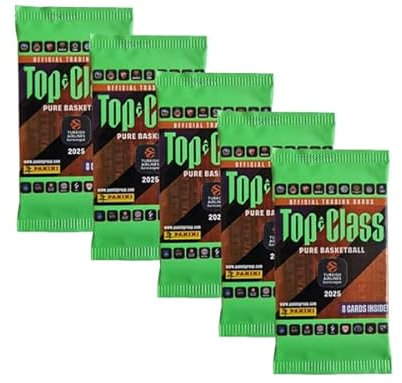 Panini Top Class Türkisch Airlines Euro League Basketball 2024-2025 / 5x Booster