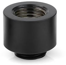 Thermal Grizzly DeltaMate Extender MF14 – Black 14 mm G1/4 Male-to-Female Spacer for Custom PC Water-Cooling