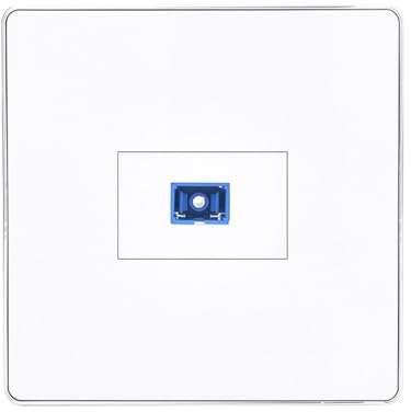 1-Port SC UPC-Steckdose, Wandmontage, Steckdosenblende mit Rahmen