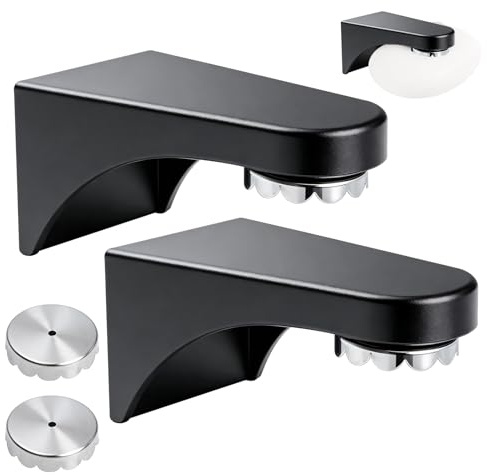 Magnet-Seifenhalter, 2 Stücke Seifenhalter Magnet Ohne Bohren Seifenschalen Magnetische Einfach zu Bedienen Wandhalterung Magnetischer Seife Nhalter zum Ankleben für Badezimmer Küche (Silber) (Schwar)