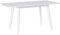 Beliani Moderner Esszimmertisch MDF-Platte 80 x 160 cm weiß Sanford