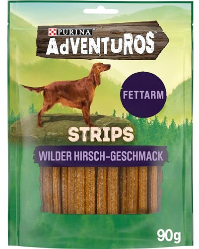 Purina Adventuros Strips mit Hirschgeschmack, 90 g