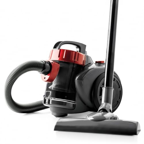 Status Houston Canister Bagless Vacuum Cleaner – 700 W, 2 L Dust Capacity, Red/Grey (HOUSTON1PKB)