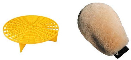 Meguiar's X3003 Professional Grit Guard with Luxurious Lambs Wool Wash Mitt