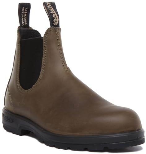 Blundstone Classic 550 Series, Stivali Uomo, Verde scuro, 41.5 EU