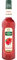 Sirop d'Hibiscus Mathieu Teisseire, pour boissons, sodas, vins, bières, thés, cocktails, mocktails, bouteille de 70cl