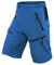 Ally Herren Mountainbike Hose, Radhose, Bike Shorts, Blau, S