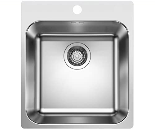 BLANCO 526352 SUPRA 400-IF/A Küchenspüle Edelstahl, Gebürsteter Stahl, 400