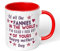 Print Maniacs Mothers Day Mug Cup 11oz Birthday Christmas Mum Mummy Coffee Tea Humor Joke LOL Funny Gift Present for Her from All Fannies (Red Fill)