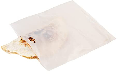Restaurantware Bag Tek 8.7 x 7.9 Inch Toaster Bags 10 Large Toaster Sandwich Bags - Multipurpose Non-Stick Kraft Plastic Toaster Sleeves Semi-Disposable