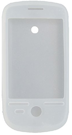 Ruilogod Caja de silicona clara para teléfono móvil HTC Magic G2