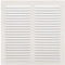 Amig - Rejilla Cuadrada de Aluminio - Rejillas de Ventilación para Salida de Aire - Ideal para Techo de Cocina y Baño - Medidas 250 X 250 MM - Color Blanco