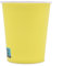 Wellsamed WELLSACUP 1000 Stück Pappbecher 180 ml, Gelb, geeignet für Heiß- und Kaltgetränke, Coffee to Go, Business, Veranstaltungen, Party