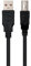 Ewent Cable de impresora USB 2.0, negro, 1 metro, macho tipo A a macho tipo B, 2xAWG 30 cobre