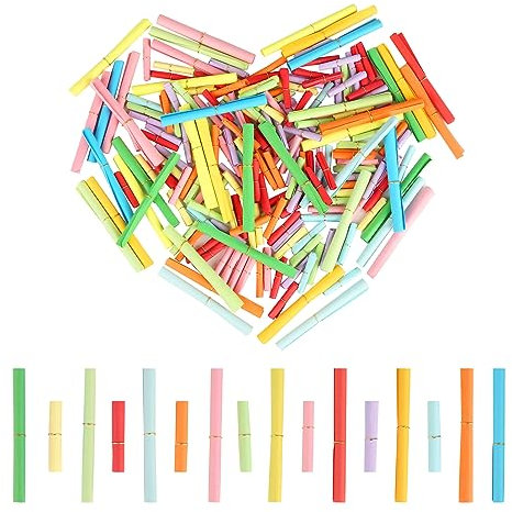Lose Tombola, 300 Stück Bunt Gemischten Tombola Lose, 2 Größen Lose zum Selber Beschriften, Bunte Kleine Zettel zum Beschriften, Leere Tombolalose für Jahrestag, Valentinstag, kleines Spiel