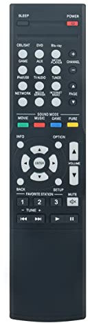 VINABTY RC-1181 Fernbedienung ersetzen Passend für Denon RC-1181 Audio/Video Receiver AVR-E300 AVR-X1000 AVRX1000 AVRE300